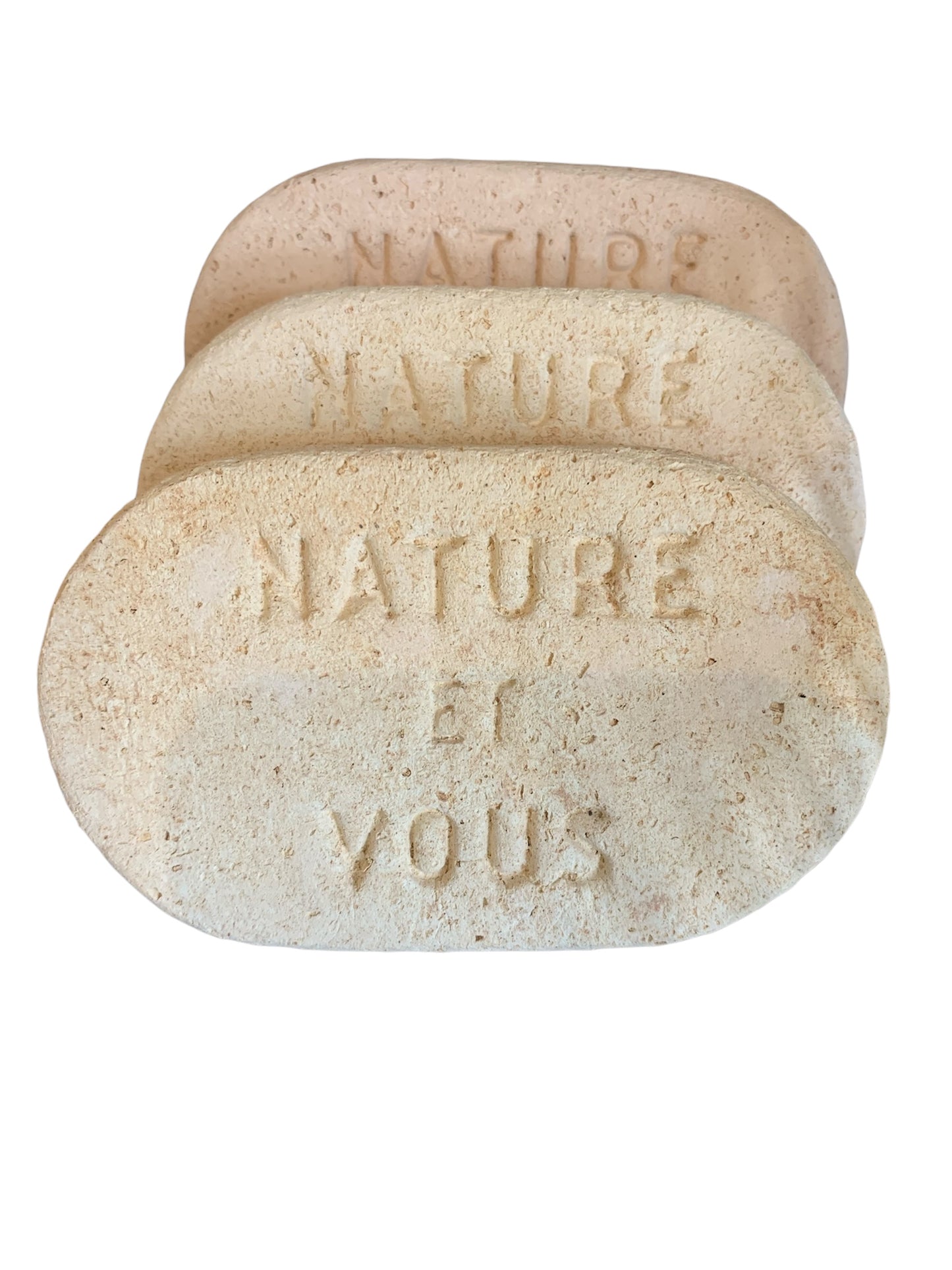 porte savon en argile compressée