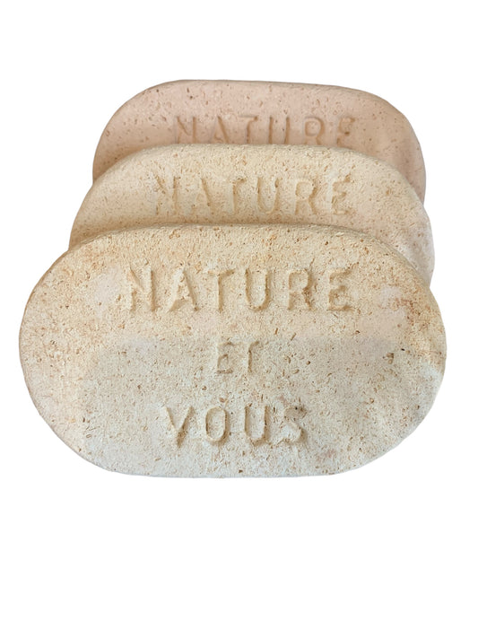 porte savon en argile compressée